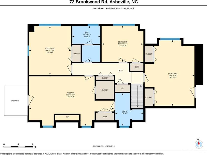 72 Brookwood Road, Asheville, NC 28804.  MLS# CAR4345217, YatesRealty ID 40411. 