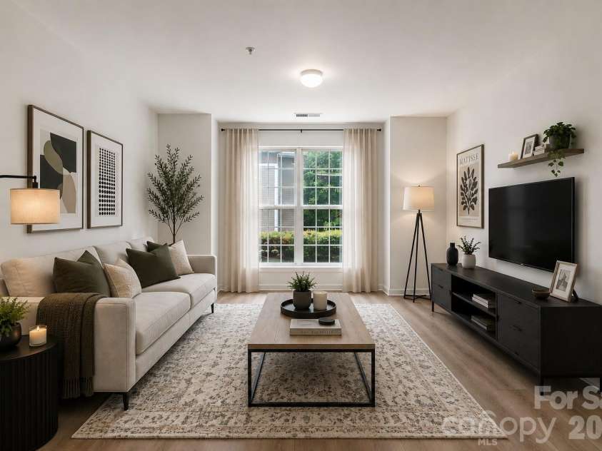 9849 Campus Walk Lane, Charlotte, NC 28262.  MLS# CAR4408053, YatesRealty ID 40418. Virtually staged