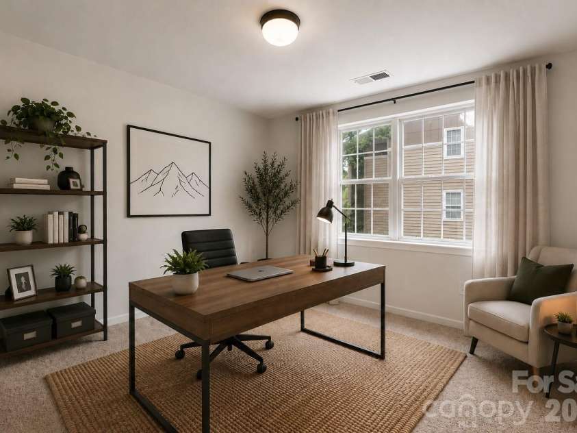 9849 Campus Walk Lane, Charlotte, NC 28262.  MLS# CAR4408053, YatesRealty ID 40418. Virtually staged
