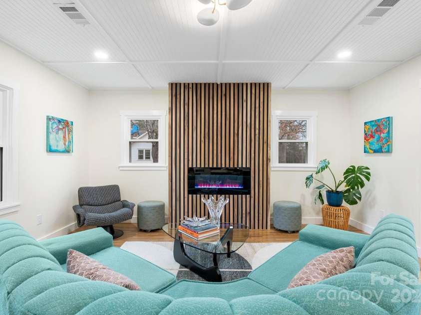 241 Pole Creasman Road, Asheville, NC 28806.  MLS# CAR4199603, YatesRealty ID 4043. Family Room Fireplace