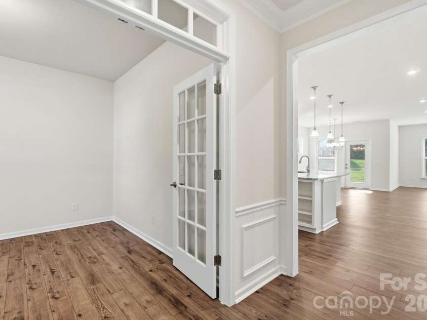 1620 Red Leaf Drive, Fort Mill, SC 29715.  MLS# CAR4402773, YatesRealty ID 40438. Office with french doors