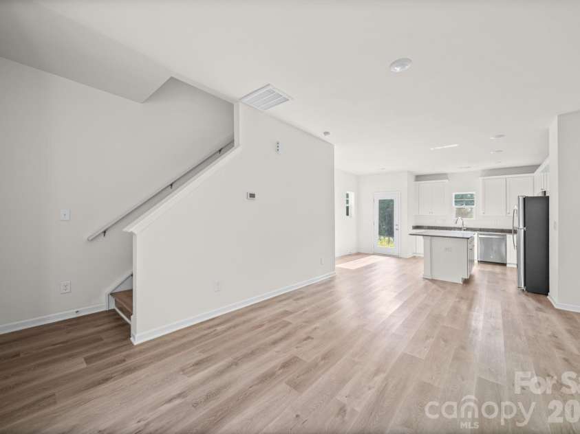 511 Hill Street, Dallas, NC 28034.  MLS# CAR4395920, YatesRealty ID 40439. Great Room and Kitchen - Other Unit