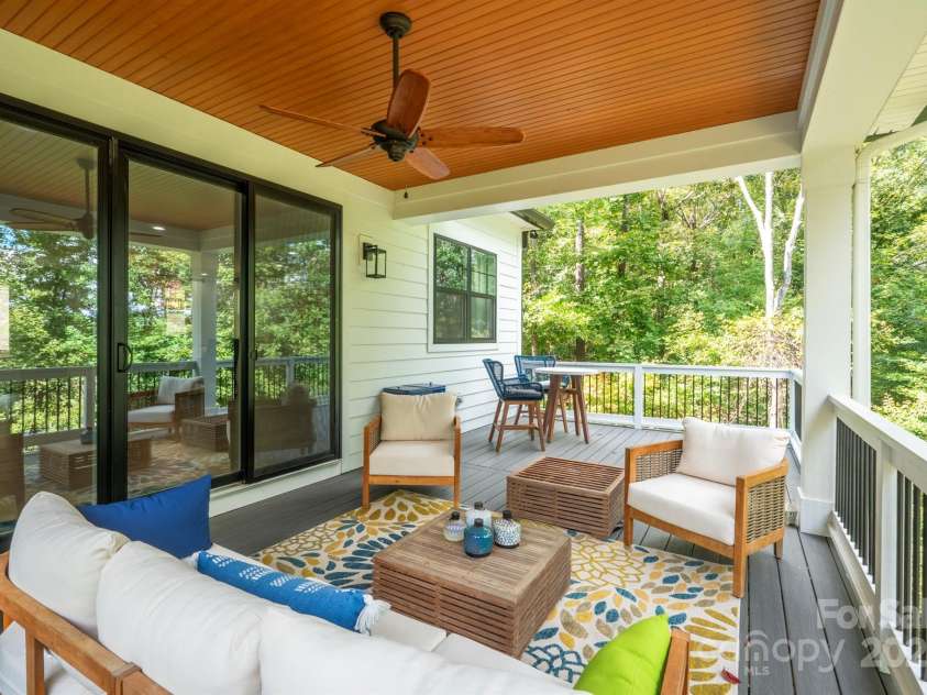 685 Knollcrest Drive, Concord, NC 28025.  MLS# CAR4256189, YatesRealty ID 4045. Breathtaking nature views from double back deck - relax, entertain, unwind!