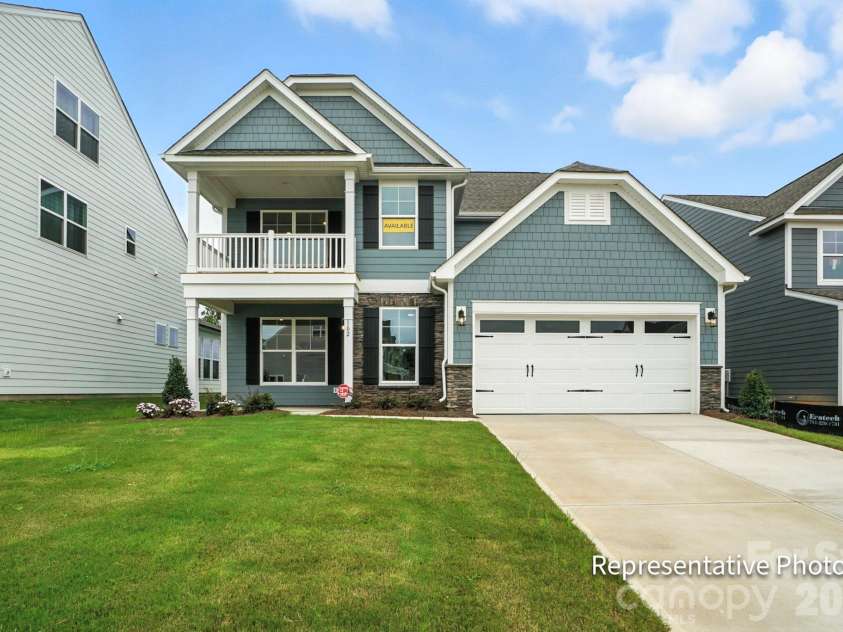 6022 New River Drive, Huntersville, NC 28078.  MLS# CAR4409552, YatesRealty ID 40455. Homesite 91 features a Cypress G floorplan