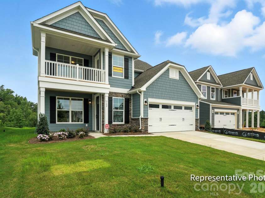 6022 New River Drive, Huntersville, NC 28078.  MLS# CAR4409552, YatesRealty ID 40455. Homesite 91 features a Cypress G floorplan