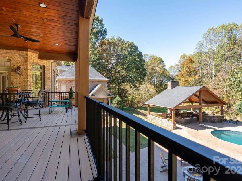1427 Merrimont Avenue, Kings Mountain, NC 28086.  MLS# CAR4312832, YatesRealty ID 4046. New Deck Overlooking Pool