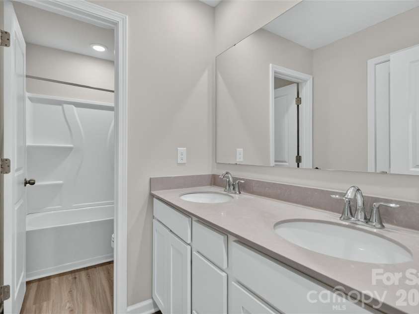 1503 Forkhorn Drive, Monroe, NC 28110.  MLS# CAR4409637, YatesRealty ID 40461. Upper Level Bathroom