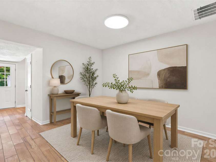 7403 Mystic Lane, Charlotte, NC 28227.  MLS# CAR4409360, YatesRealty ID 40467. Virtually staged to show potential or dining space