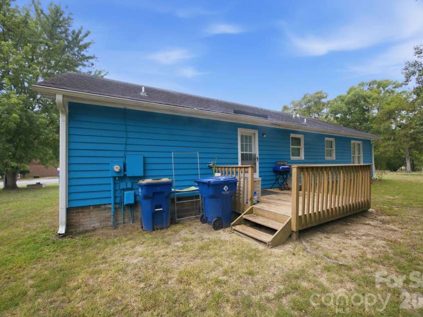 302 Elm Street, Wingate, NC 28174.  MLS# CAR4404536, YatesRealty ID 40487. Back