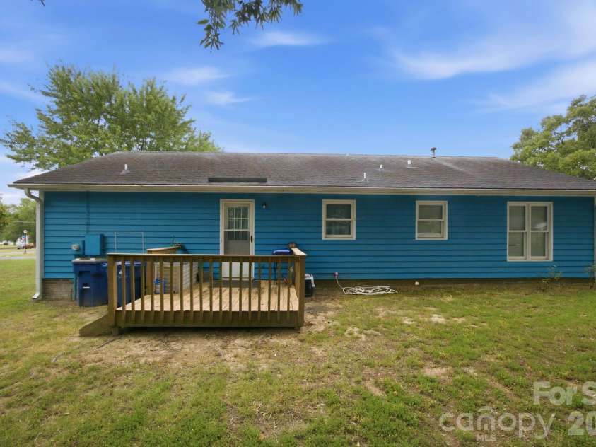 302 Elm Street, Wingate, NC 28174.  MLS# CAR4404536, YatesRealty ID 40487. Back