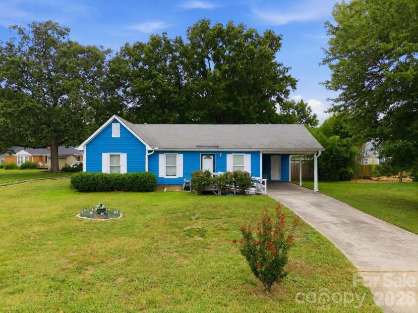302 Elm Street, Wingate, NC 28174.  MLS# CAR4404536, YatesRealty ID 40487. Front