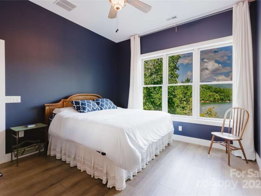 216 Alarka Point, Bryson City, NC 28713.  MLS# CAR4292798, YatesRealty ID 4049. Downstairs Bedroom