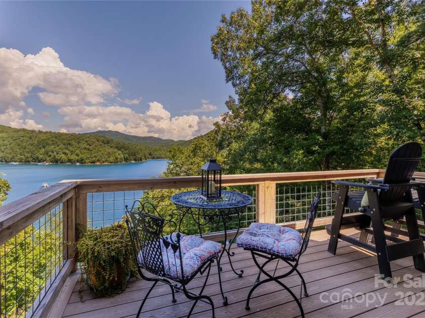 216 Alarka Point, Bryson City, NC 28713.  MLS# CAR4292798, YatesRealty ID 4049. Lake and Long Range Mountain Views