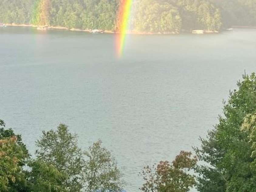 216 Alarka Point, Bryson City, NC 28713.  MLS# CAR4292798, YatesRealty ID 4049. Rainbows, Sunrises and Sunsets