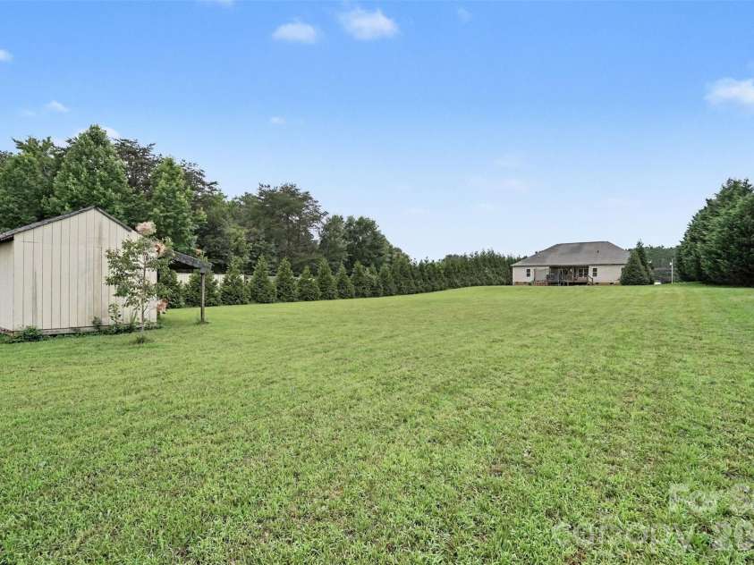 4574 Hunter Rhyne Road, Lincolnton, NC 28092.  MLS# CAR4398047, YatesRealty ID 40491. View from rear property line