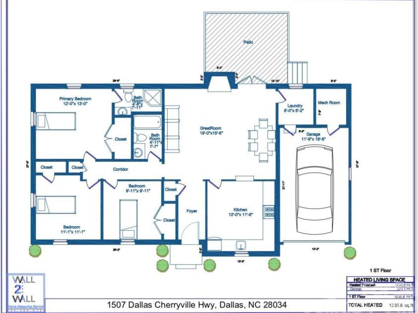 1507 Dallas Cherryville Highway, Dallas, NC 28034.  MLS# CAR4407135, YatesRealty ID 40516. 