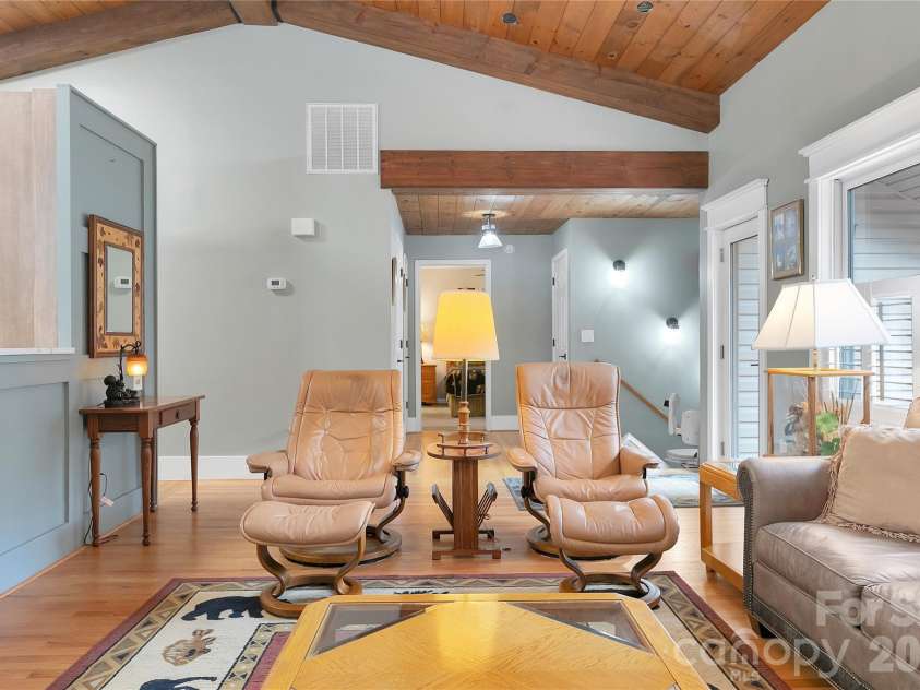 2 Duya Court, Brevard, NC 28712.  MLS# CAR4404747, YatesRealty ID 40518. Easy access to the front deck which has just been recently stained by the condo association.