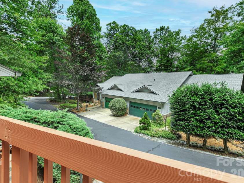 2 Duya Court, Brevard, NC 28712.  MLS# CAR4404747, YatesRealty ID 40518. View from deck.