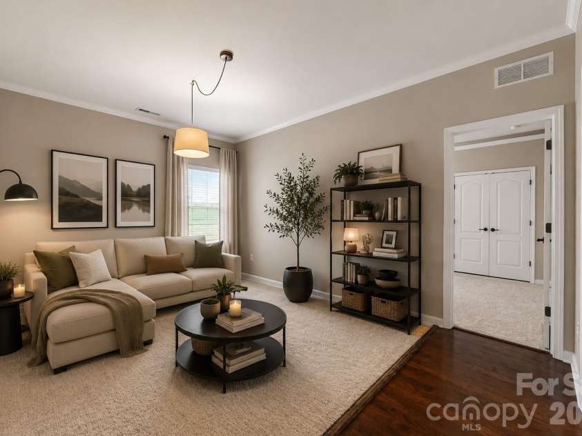 1604 Spring Blossom Trail, Fort Mill, SC 29708.  MLS# CAR4407322, YatesRealty ID 40533. Den/ 4 th bedroom option if wall was added -virtually staged