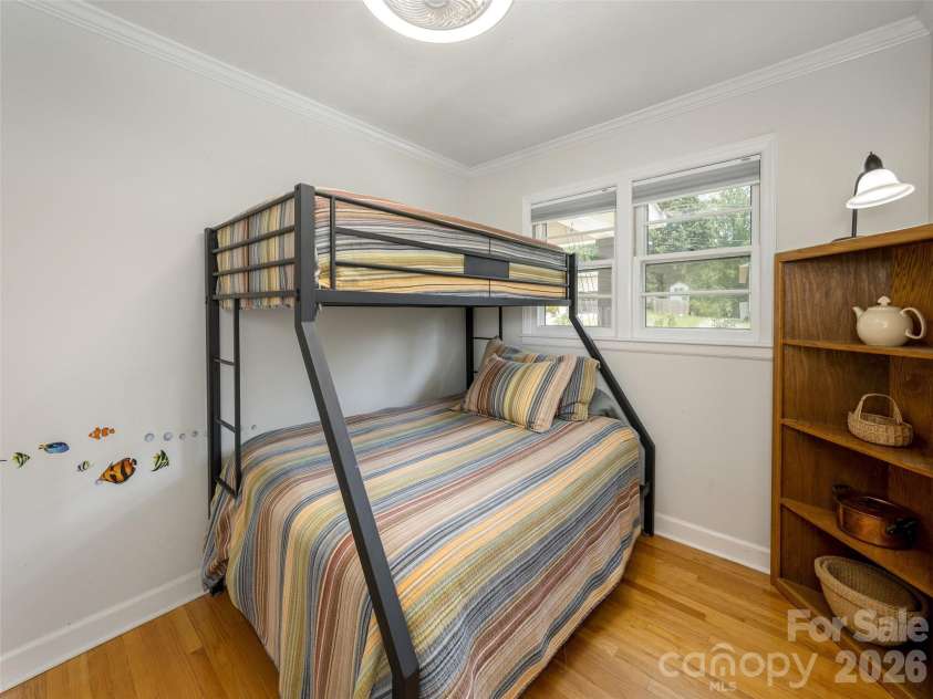525 Carson Drive, Hendersonville, NC 28791.  MLS# CAR4409464, YatesRealty ID 40537. Bedroom 3