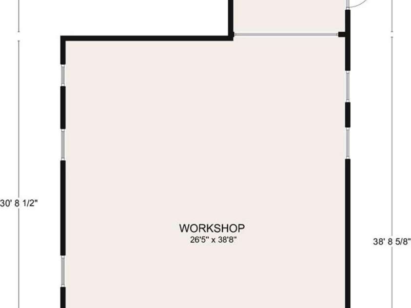 760 Glenn Bridge Road, Arden, NC 28704.  MLS# CAR4408789, YatesRealty ID 40540. Detached Workshop