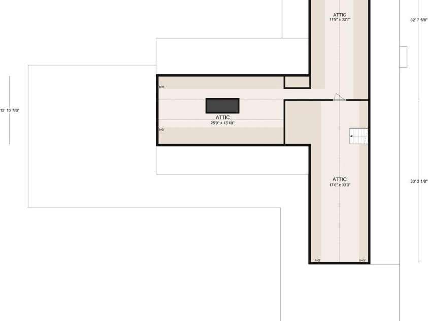 760 Glenn Bridge Road, Arden, NC 28704.  MLS# CAR4408789, YatesRealty ID 40540. Unfinished Walk-in Attic