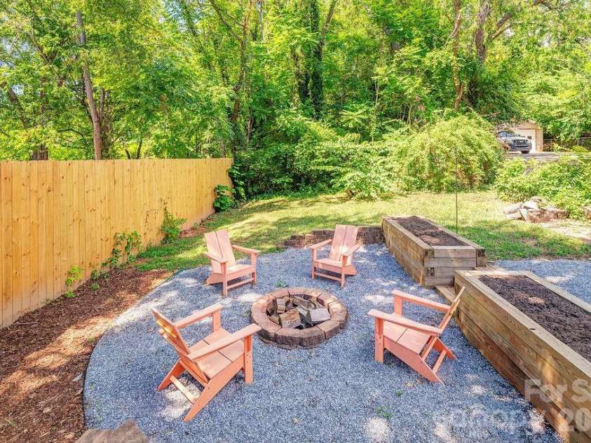 78 Morris Street, Asheville, NC 28806.  MLS# CAR4402363, YatesRealty ID 40549. Large Level yard