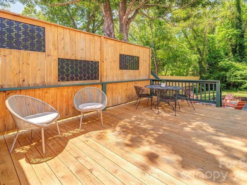 78 Morris Street, Asheville, NC 28806.  MLS# CAR4402363, YatesRealty ID 40549. New decking & artistic  details throughout