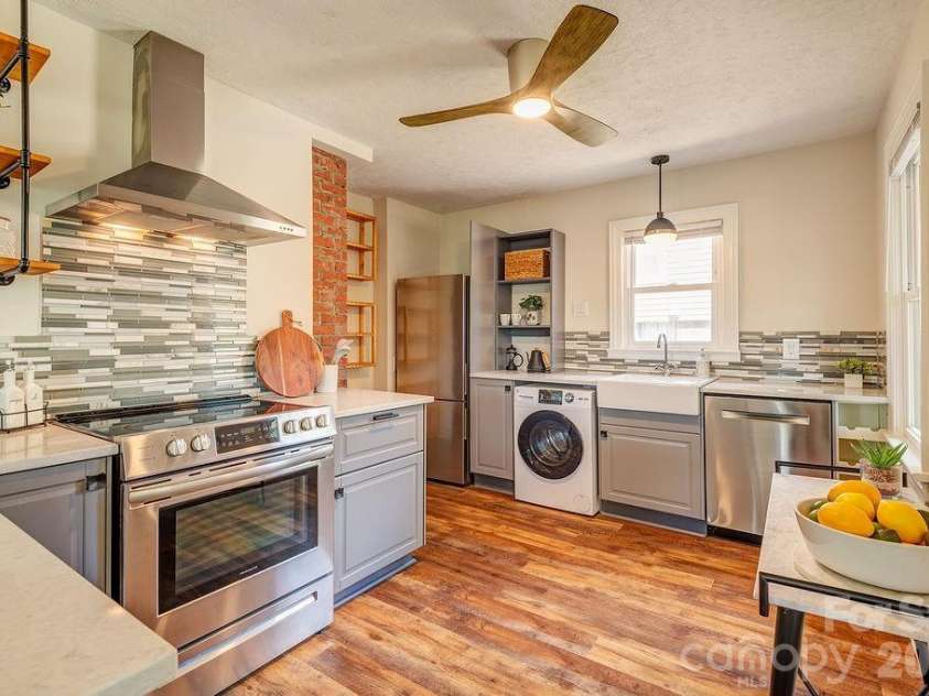 78 Morris Street, Asheville, NC 28806.  MLS# CAR4402363, YatesRealty ID 40549. Thoughtfully designed and spacious kitchen