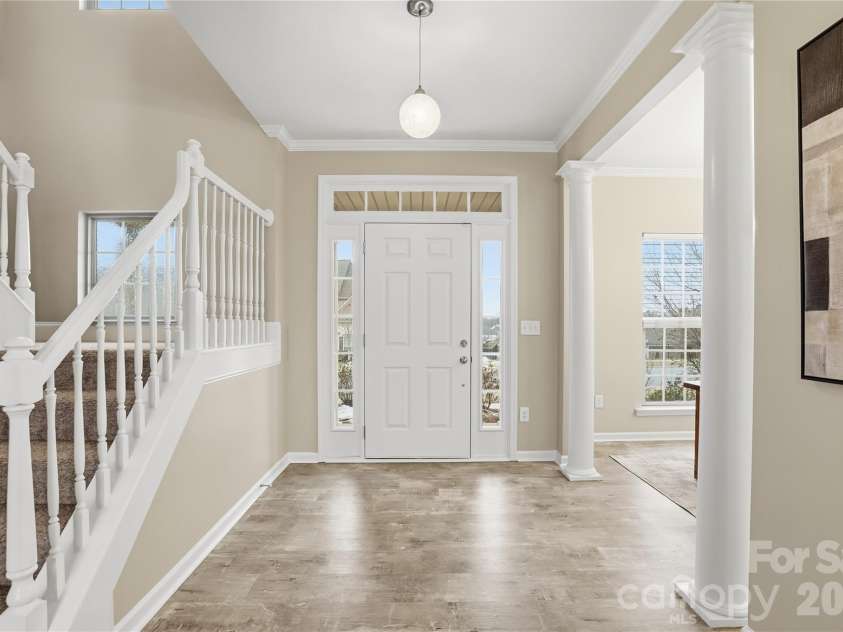 2365 Baxter Place, Concord, NC 28025.  MLS# CAR4307880, YatesRealty ID 4055. Foyer