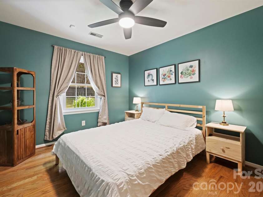 9301 Hinson Drive, Matthews, NC 28105.  MLS# CAR4405701, YatesRealty ID 40553. Bedroom 2