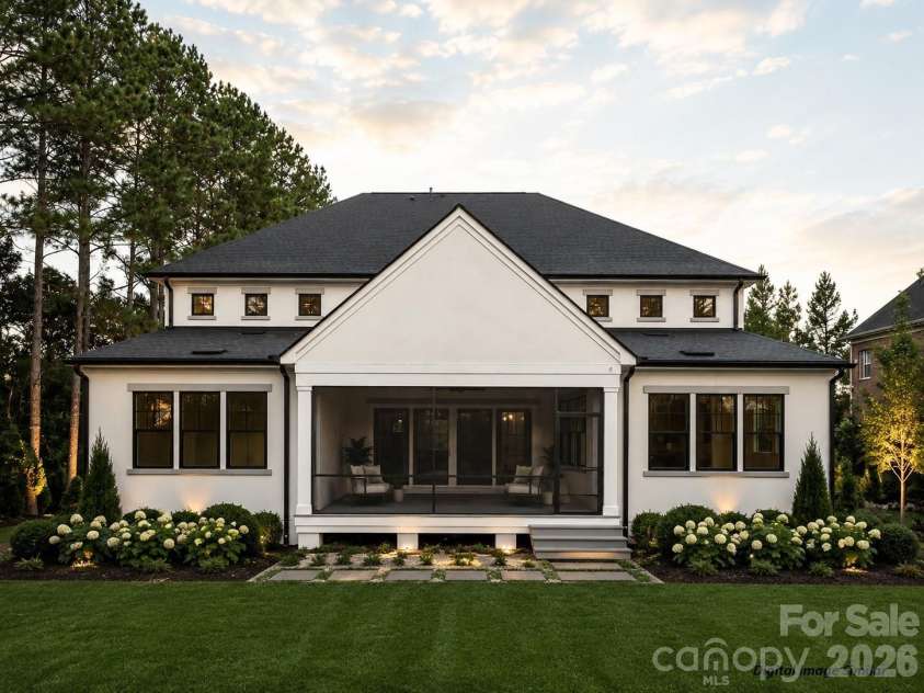 2804 Forest Lawn Drive, Weddington, NC 28104.  MLS# CAR4409157, YatesRealty ID 40618. Back of Napa Floorplan