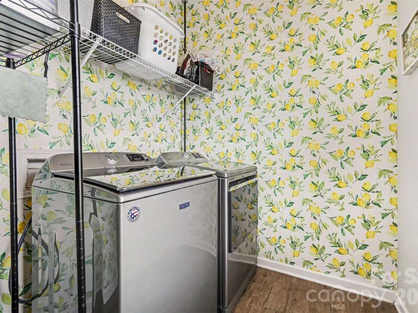 3246 Lock Erne Avenue, Kannapolis, NC 28081.  MLS# CAR4408977, YatesRealty ID 40624. Laundry Room with extra shelving stays with the home.