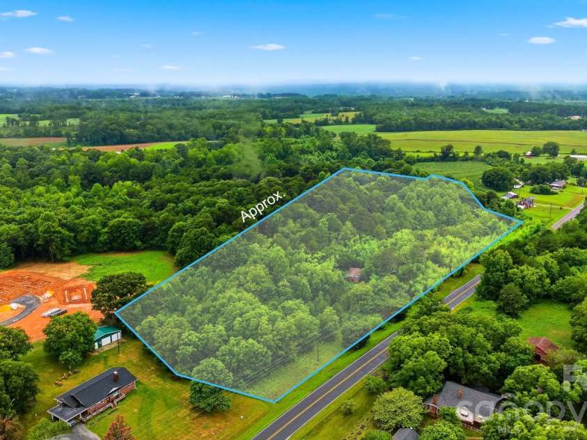 7624 Highway 27 Highway, Vale, NC 28168.  MLS# CAR4407881, YatesRealty ID 40629. Second parcel with 2 old barns and 2 old small houses