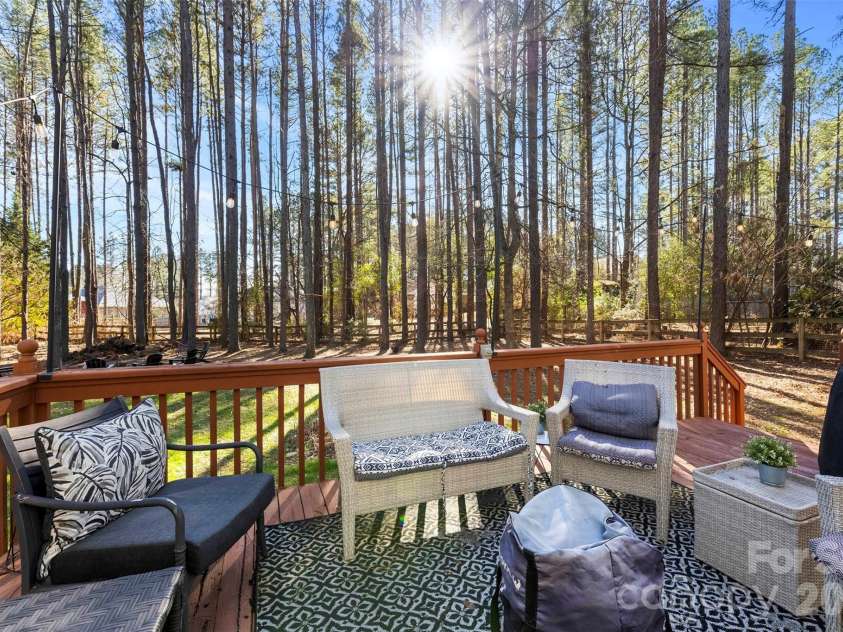 2381 Westerholt Court, Mount Pleasant, NC 28124.  MLS# CAR4340124, YatesRealty ID 4063. Back Deck