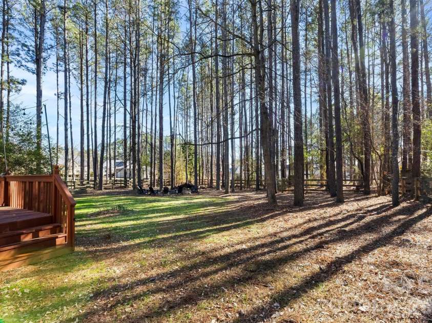 2381 Westerholt Court, Mount Pleasant, NC 28124.  MLS# CAR4340124, YatesRealty ID 4063. Back Yard with Fire Pit