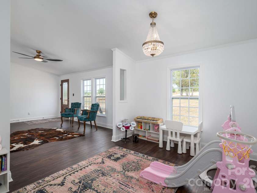 1130 Howards Creek Mill Road, Vale, NC 28168.  MLS# CAR4408725, YatesRealty ID 40631. Dining room/playroom