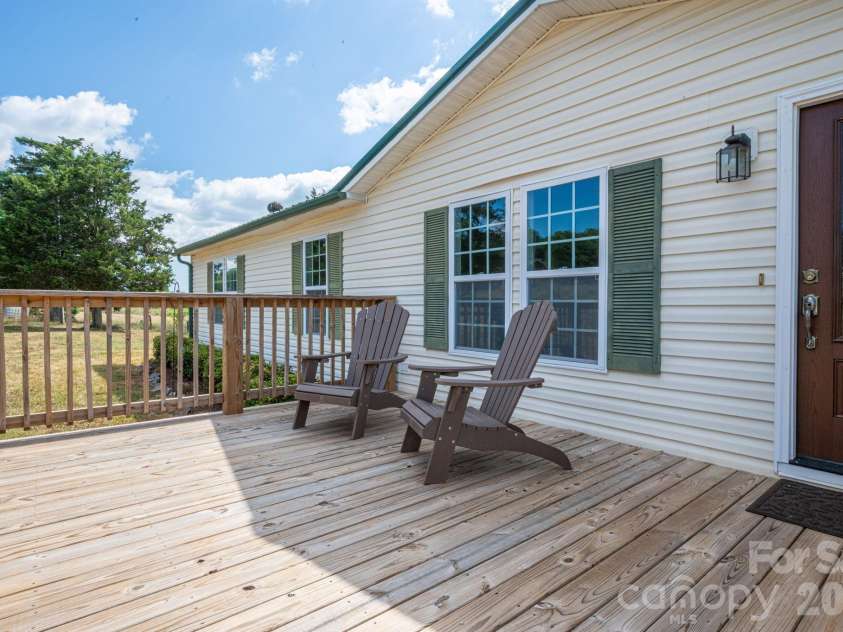 1130 Howards Creek Mill Road, Vale, NC 28168.  MLS# CAR4408725, YatesRealty ID 40631. Front porch