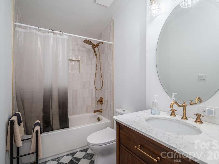 1130 Howards Creek Mill Road, Vale, NC 28168.  MLS# CAR4408725, YatesRealty ID 40631. Guest bath