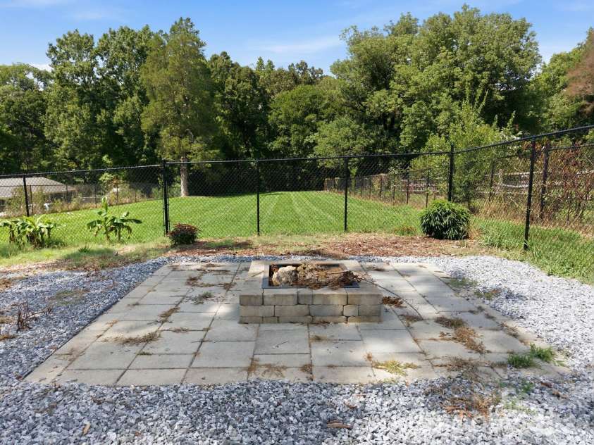 1522 Mooresville Road, Salisbury, NC 28147.  MLS# CAR4410216, YatesRealty ID 40640. Firepit & patio