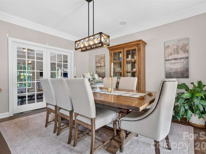132 Parkside Lane, Mooresville, NC 28117.  MLS# CAR4407811, YatesRealty ID 40655. Returning Inside To The Dining Room