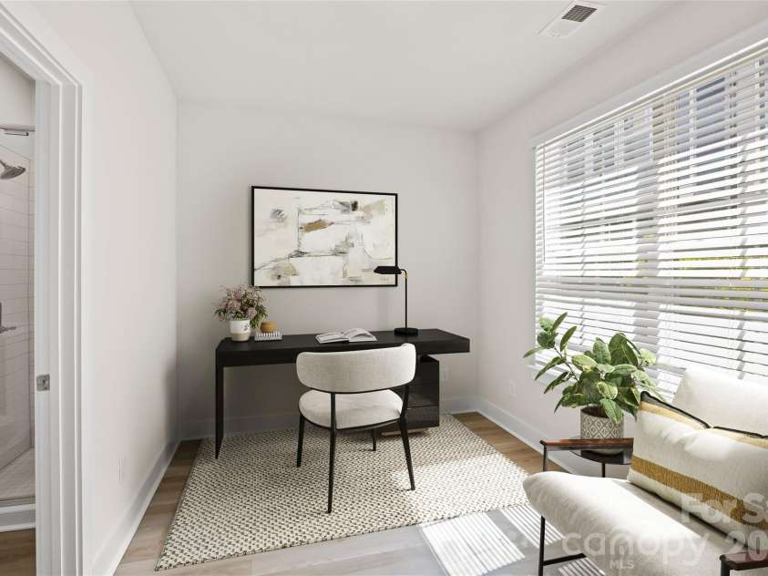 3213 Zenith Lane, Charlotte, NC 28205.  MLS# CAR4402742, YatesRealty ID 40661. Virtual Staging - Lower Bedroom