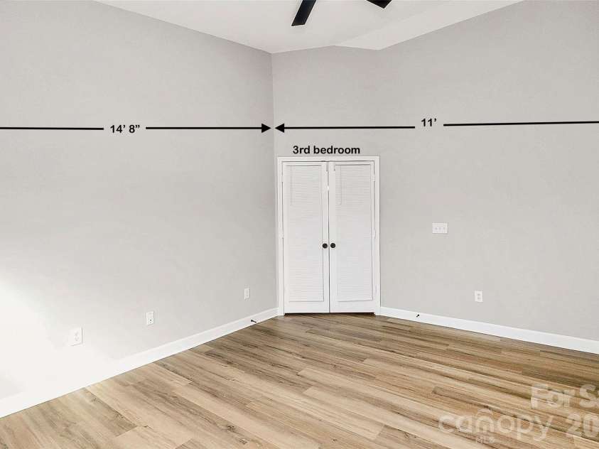 16464 Redstone Mountain Lane, Charlotte, NC 28277.  MLS# CAR4341427, YatesRealty ID 4067. 3rd bed  or Office 14' 8