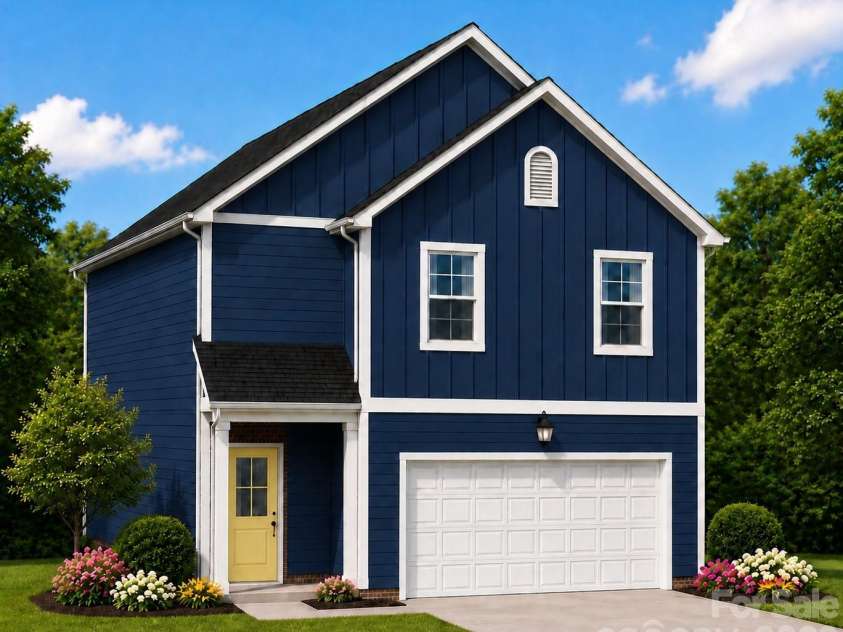 215 Hidden Hollow Drive, Mt Ulla, NC 28125.  MLS# CAR4394103, YatesRealty ID 40680. Virtual Rendering- Colors are representational