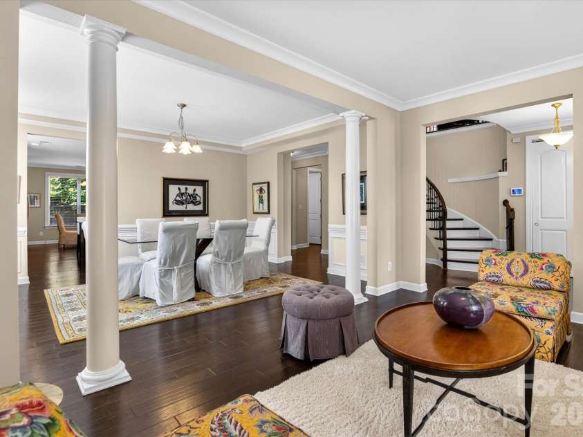 14832 Long Iron Drive, Huntersville, NC 28078.  MLS# CAR4388214, YatesRealty ID 4069. View into Dining Room