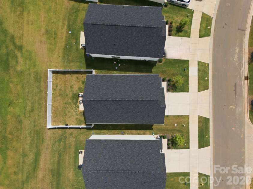 1705 Gutter Branch Drive, Charlotte, NC 28216.  MLS# CAR4404002, YatesRealty ID 40698. Aerial View