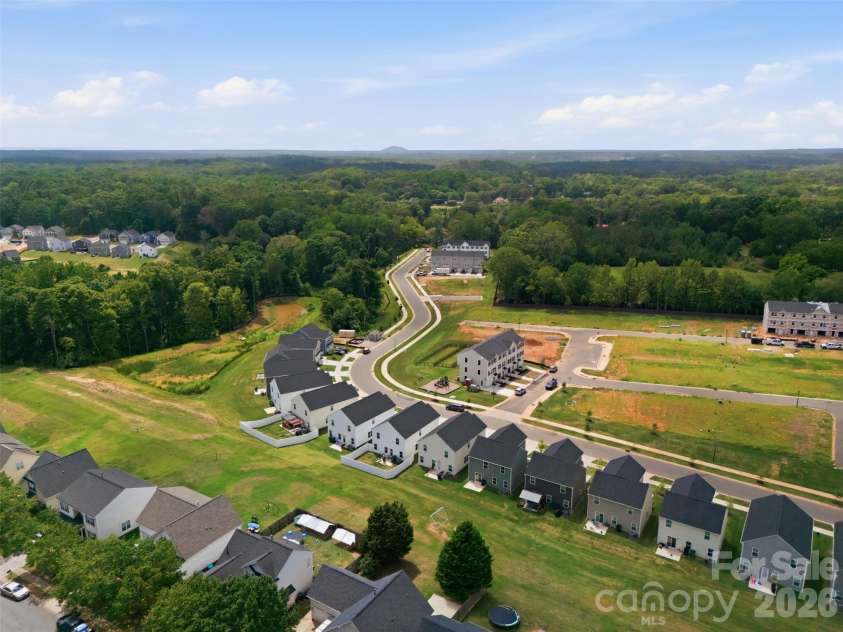 1705 Gutter Branch Drive, Charlotte, NC 28216.  MLS# CAR4404002, YatesRealty ID 40698. Aerial View