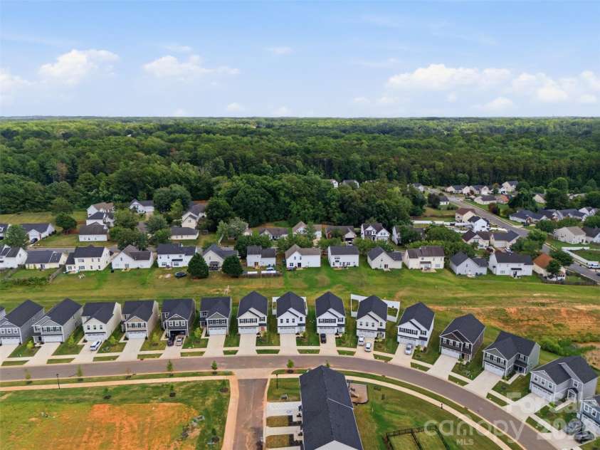 1705 Gutter Branch Drive, Charlotte, NC 28216.  MLS# CAR4404002, YatesRealty ID 40698. Aerial View
