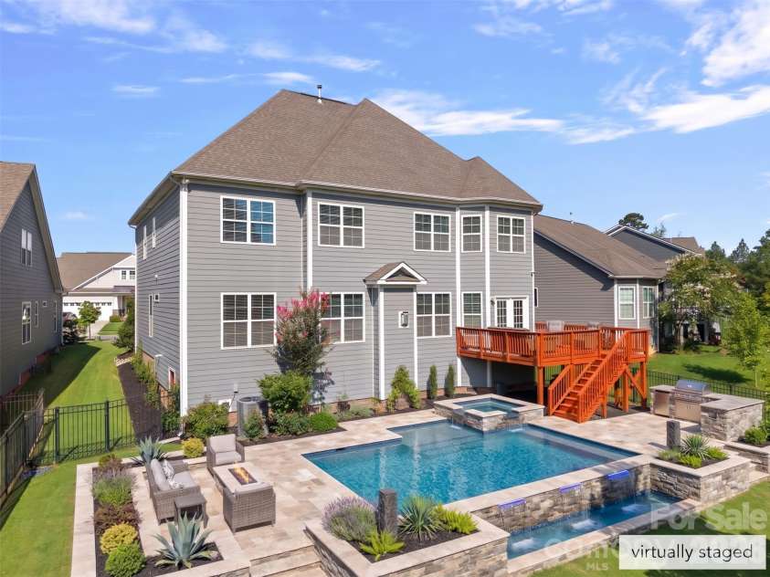 13147 Union Square Drive, Huntersville, NC 28078.  MLS# CAR4400709, YatesRealty ID 40701. Pool is virtually staged