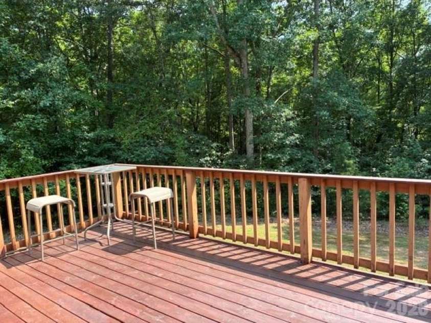 4501 Highway 5 Highway, Rock Hill, SC 29732.  MLS# CAR4409574, YatesRealty ID 40711. Deck Overlooking Back Yard
